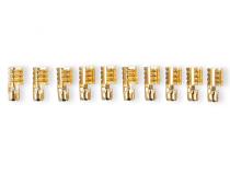 Spark Plug Wire Set- 7Mm-Super Stock-Copper Core-Universal Straight Boots Yellow 3008 Universal Fit ACCEL