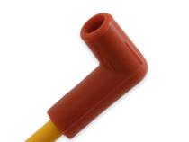 Spark Plug Wire Set 8MM Yellow With Orange Straight Boots 4039, Spark Plug Wires, Super Stock, Copper Core, 8Mm, Yellow ACCEL