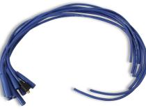 Spark Plug Wire Set- 8MM Blue Wire With Blue Straight Boots 4040B, Spark Plug Wires, Super Stock, Spiral Core, 8Mm, Blue, Set ACCEL
