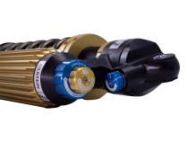 Suspension Shock Absorber and Coil Spring Assembly Monotube Front Left Can-Am Maverick X3 RS Turbo Type III Hard Anodized Black Hawk Powersports Bilstein