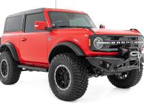 BA2 Running Boards Side Step Bars 2-Door Ford Bronco 21-Up Rough Country