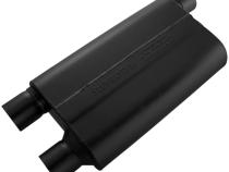 80 Series Chambered Muffler 80 Series Crossflow 2.50 Inch In (O) / Out (D) Aggressive Sound Flowmaster