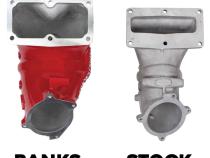 Monster-Ram Intake System for 07.5-12 Dodge Ram 2500/3500 6.7L Cummins Red Powdercoat Banks Power