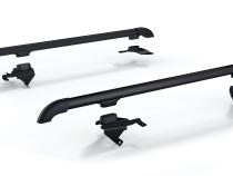 07-18 Wrangler JK 4 Door Nebo Roof Rack Main Rail Kit Black TeraFlex