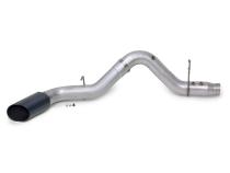 Monster Exhaust System 5-inch Single Exit Black Tip 2017- 2019 Chevy/GMC 2500/3500 Duramax 6.6L L5P Banks Power