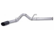 Monster Exhaust System 5-inch Single Exit Black Tip 17-25 Ford F250/F350/F450 6.7L Banks Power