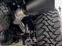 Monster Exhaust System 5-inch Single Exit Black Tip 17-25 Ford F250/F350/F450 6.7L Banks Power