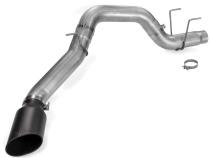 Monster Exhaust System for 19-24 Ram 3500 6.7L Cummins Crew Cab Long Bed (DRW) Cerakote Black Tip Banks Power