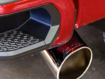 Monster Exhaust System For 20-23 Chevy/GMC 3500 6.6L Duramax, L5P, Dual Rear Wheel Only Chrome Tip Banks Power