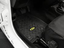 Floor Mats Jeep '20-26 Gladiator '18-26 Wrangler JL Front Black Bestop