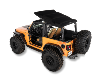 Trektop Glide 2-Door for JL Jeep 2018-26 Wrangler JL Black Diamond Bestop