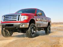 4 Inch Suspension Lift Kit Strut Spacers w/V2 Shocks 09-10 F-150 4WD Rough Country