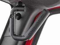 Jeep Front Solid Steel Grab Handles 07-18 Wrangler JK Black Rough Country