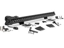Jeep 30 Inch LED Hood Kit 18-20 Wrangler JL 20-Up Gladiator JT Black-Series Rough Country