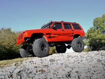 Jeep 50-inch Single Row Black Series Curved LED Light Bar Upper Windshield Kit 84-01 Jeep XJ Cherokee Rough Country