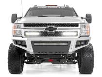 Mesh Grille w/Dual 12 Inch Black Series LEDs 11-14 Silverado HD Rough Country