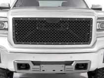 Sierra Mesh Grille 14-15 1500 Sierra Black Powdercoat Stainless Steel Hardware Rough Country