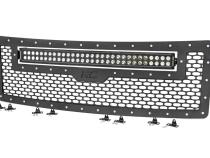 Ford Mesh Grille w/30 Inch Dual Row Black Series LED 09-14 F-150 Rough Country