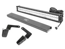 Toyota 30 Inch LED Bumper Kit Chrome Series w/ Cool White DRL (07-14 FJ Cruiser) Rough Country