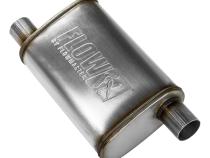 Flow Fx Muffler Flow Fx Muffler 2.25 Offset In/ 2.25 Offset Out Moderate Sound Stainless Steel Flowmaster