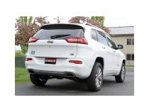 Flow Fx Cat-Back Exhaust System Fits 2014-2022 Jeep Cherokee 3.2-Liter, Flow Fx Cat-Back 2.5-Inch Stainless Steel Exhaust System, 3.5-Inch Black Ceramic Tips, Dual Out Rear Exit Flowmaster