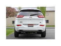 Flow Fx Cat-Back Exhaust System Fits 2014-2022 Jeep Cherokee 3.2-Liter, Flow Fx Cat-Back 2.5-Inch Stainless Steel Exhaust System, 3.5-Inch Black Ceramic Tips, Dual Out Rear Exit Flowmaster