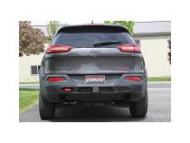Flow Fx Cat-Back Exhaust System Fits 2014-2022 Jeep Cherokee 3.2-Liter, Flow Fx Cat-Back 2.5-Inch Stainless Steel Exhaust System, 3.5-Inch Black Ceramic Tips, Dual Out Rear Exit Flowmaster