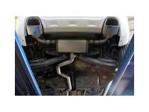 Flow Fx Cat-Back Exhaust System Fits 2014-2022 Jeep Cherokee 3.2-Liter, Flow Fx Cat-Back 2.5-Inch Stainless Steel Exhaust System, 3.5-Inch Black Ceramic Tips, Dual Out Rear Exit Flowmaster