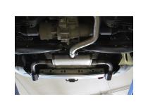 Flow Fx Cat-Back Exhaust System Fits 2014-2022 Jeep Cherokee 3.2-Liter, Flow Fx Cat-Back 2.5-Inch Stainless Steel Exhaust System, 3.5-Inch Black Ceramic Tips, Dual Out Rear Exit Flowmaster