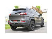 Flow Fx Cat-Back Exhaust System Fits 2014-2022 Jeep Cherokee 3.2-Liter, Flow Fx Cat-Back 2.5-Inch Stainless Steel Exhaust System, 3.5-Inch Black Ceramic Tips, Dual Out Rear Exit Flowmaster
