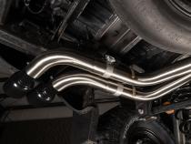 Signature Series Cat-Back Exhaust System Fits 2024-2025 Toyota Tacoma 2.4-Liter, All Wheelbases, Signature Series Dual Out Same Side Cat-Back Exhaust System, 304 Stainless Steel – Moderate Sound Flowmaster