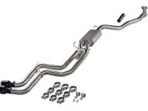Signature Series Cat-Back Exhaust System Fits 2024-2025 Toyota Tacoma 2.4-Liter, All Wheelbases, Signature Series Dual Out Same Side Cat-Back Exhaust System, 304 Stainless Steel – Moderate Sound Flowmaster