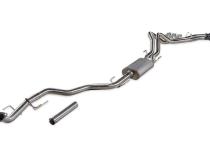 Signature Series Cat-Back Exhaust System Fits 2024-2025 Toyota Tacoma 2.4-Liter, All Wheelbases, Signature Series Dual Out Same Side Cat-Back Exhaust System, 304 Stainless Steel – Moderate Sound Flowmaster