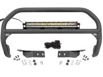 Nudge Bar 20 Inch Chrome Series Single Row LED 07-21 Toyota Tundra Rough Country