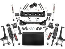 6 Inch Toyota Suspension Lift Kit w/Vertex Coilovers &amp;amp; V2 Shocks 07-15 Tundra Rough Country
