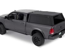 Supertop Truck Bed Cap 2 For Dodge 2009-10 Ram 1500 6.5 Foot Black Diamond PVC Coated Sailcloth No Drill Bestop