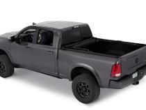 Supertop Truck Bed Cap 2 For Dodge 2009-10 Ram 1500 6.5 Foot Black Diamond PVC Coated Sailcloth No Drill Bestop