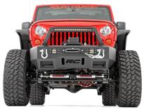 4.0 Inch Jeep Long Arm Suspension Lift Kit w/ Vertex Adjustable Reservoir Shocks 12-18 Wrangler JK 2-door Rough Country