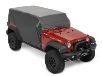 All Weather Trail Cover Jeep '07-18 Wrangler JK '18-26 JL 4-Door Black, Hard Top Bestop