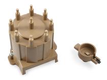 Distributor Cap &amp;amp; Rotor Kit Hei Style Tan 1987-1993 Various GM Screw Down Cap ACCEL