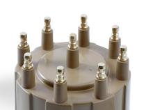 Distributor Cap &amp;amp; Rotor Kit Hei Style Tan 1987-1993 Various GM Screw Down Cap ACCEL