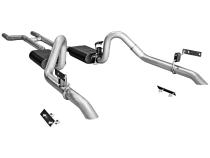 American Thunder Crossmember-Back Exhaust System 1967-1970 Ford Mustang With V8 Engine, 2.5 Inch 409 Stainless Steel Pipes Aggressive To Moderate Sound Flowmaster