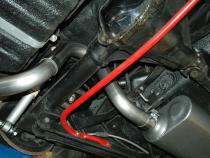American Thunder Crossmember-Back Exhaust System Fits 1968-1972 GM A-Bodies With V8 Engine 2.50-Inch Stainless Steel Pipes Aggressive Sound Flowmaster