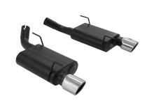 American Thunder Axle-Back Exhaust System 2005-2010 Ford Mustang Gt, Gt500, California Special With 4.6L, 5.4L Engine Aggressive To Moderate Sound Flowmaster