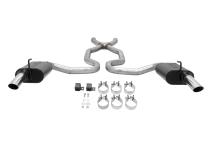 Force Ii Crossmember-Back Exhaust System Fits 1968-1969 Chevrolet Corvette Stingray With V8 Engines Moderate Sound Flowmaster