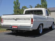 American Thunder Crossmember-Back Exhaust System Fits 1967-1972 Ford F-100/250/350 V8 Without Side Tank, 2Wd Short And Long Bed, 2.5 Inch 409 Stainless Steel, Dual Exit Flowmaster