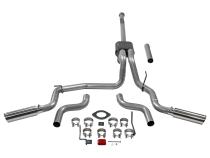 American Thunder Cat-Back Exhaust System Fits 2021-2025 Ford F-150 2.7L, 3.5L, 5.0L. American Thunder, Cat-Back, Dual Exit Stainless Steel Exhaust System Flowmaster