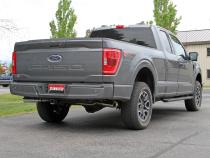 American Thunder Cat-Back Exhaust System Fits 2021-2025 Ford F-150 2.7L, 3.5L, 5.0L. American Thunder, Cat-Back, Dual Exit Stainless Steel Exhaust System Flowmaster