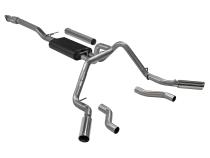 American Thunder Cat-Back Exhaust System Fits 2019-2026 Chevrolet/Gmc Silverado/Sierra 2.7-Liter, Cat-Back, Dual Out Rear/Side Exit, Stainless Steel Exhaust System Flowmaster