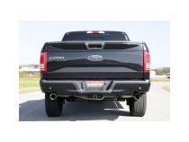 Force Ii Cat-Back Exhaust System Fits 2015-2020 Ford F-150 2.7L, 3.3L, 3.5L, 5.0-Liter, Force Ii Cat-Back, Dual Out Rear Exit, 4.00-Inch Polished Tips, Stainless Steel Exhaust System Flowmaster